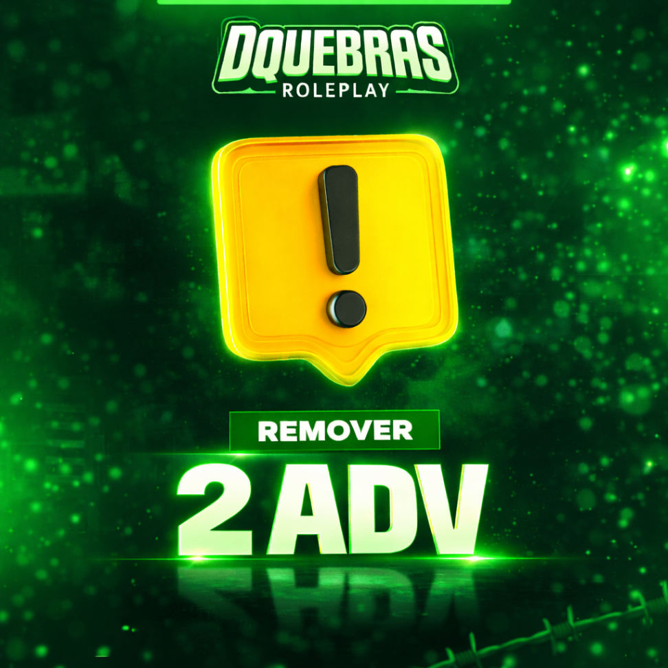 REMOVER 2 (DUAS) ADVERTÊNCIA