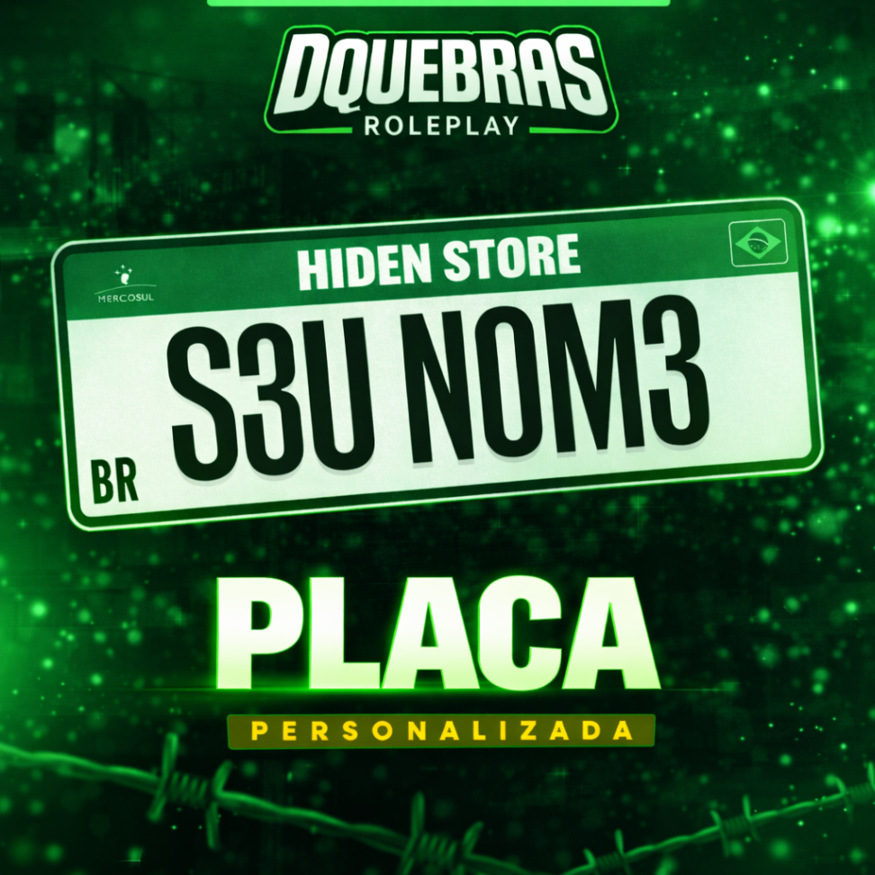 PLACA PERSONALIZADA