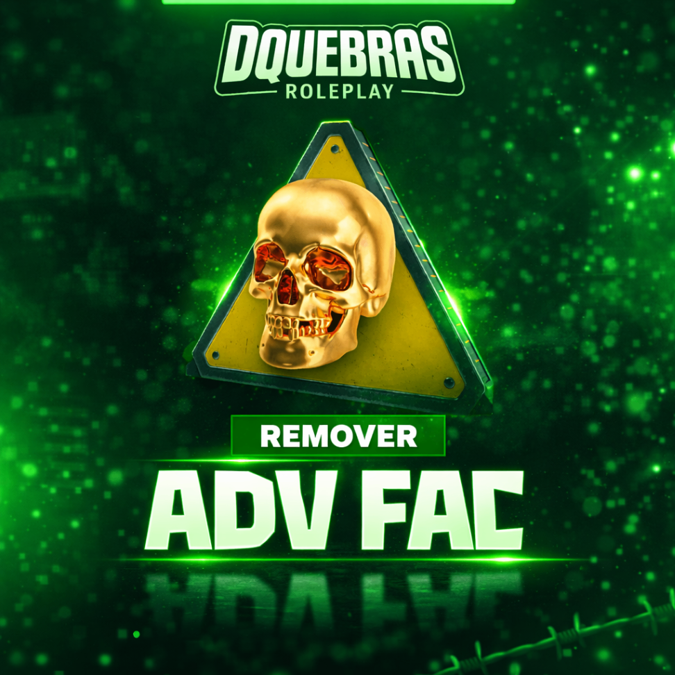 REMOVER ADVERTÊNCIA FACCÇÃO