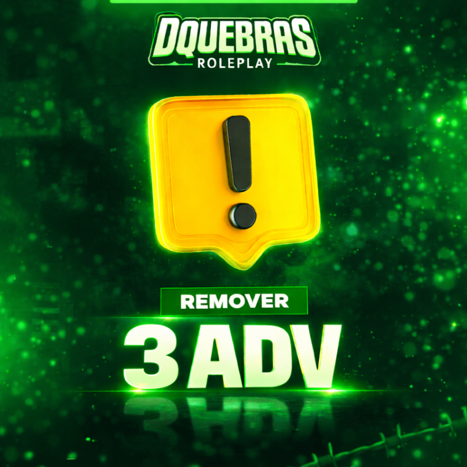 REMOVER 3 (TRÊS) ADVERTÊNCIA