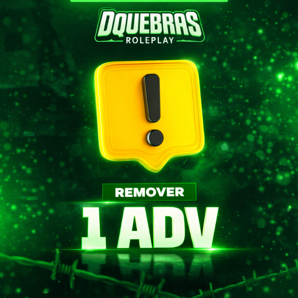 REMOVER 1 (UMA) ADVERTÊNCIA